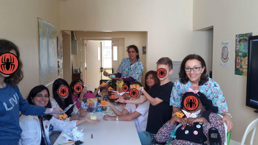 Fotografia de apresentação dos trabalhos realizados